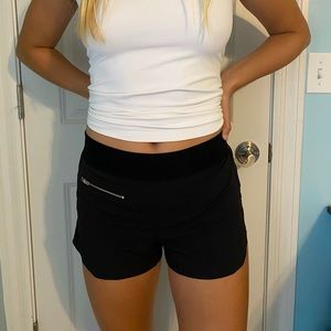 Black Athleta shorts